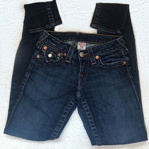 TRUE RELIGION | Dark Wash Skinny Jeans